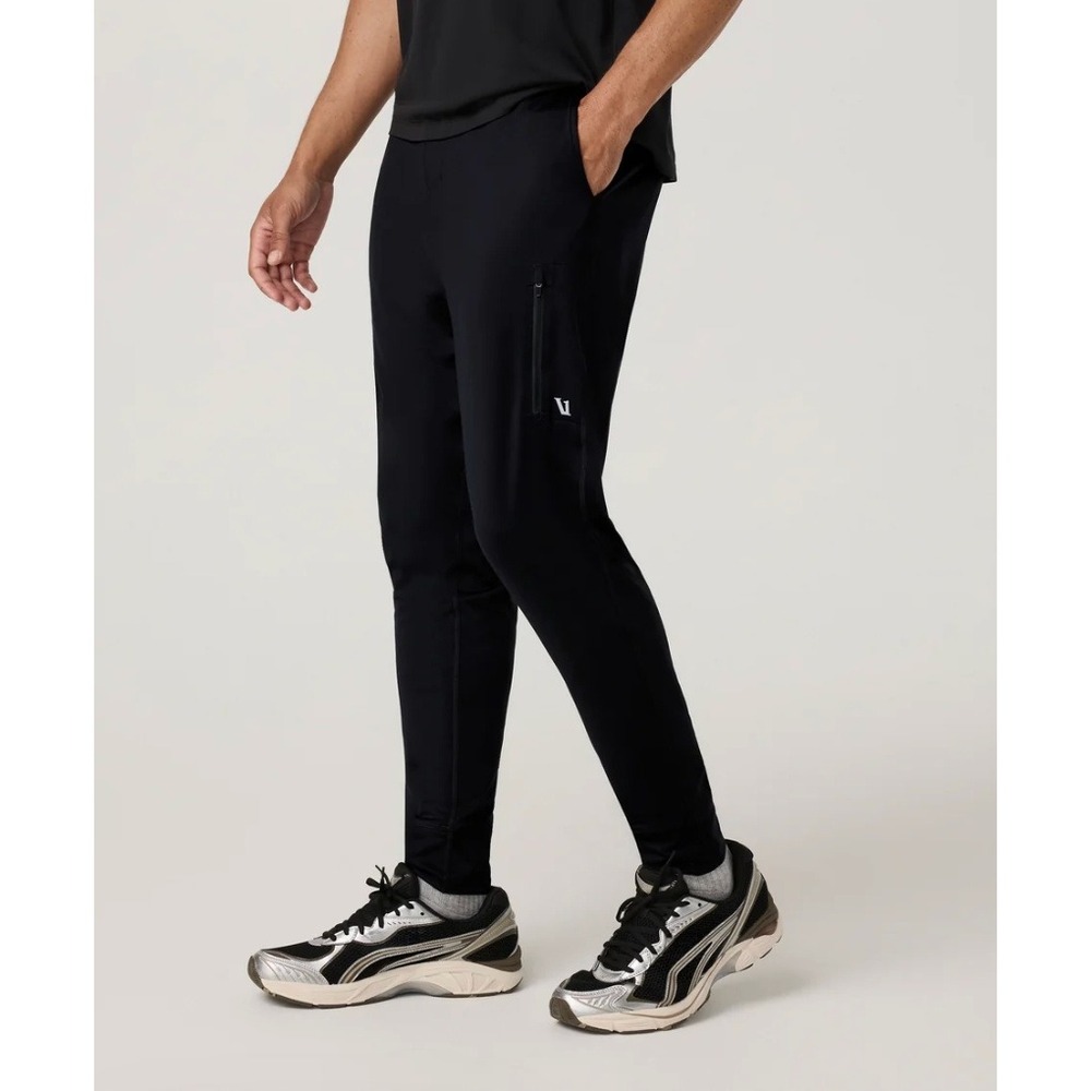 Vuori Sunday Performance Joggers Mens XS Black Tapered Zip Pocket V416 Pants